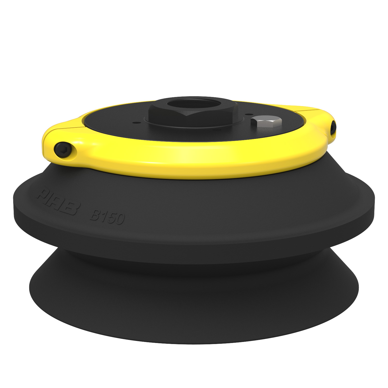 Piab Suction cup B150 Nitrile-PVC, G3/4 female, clamp ring with mesh filter