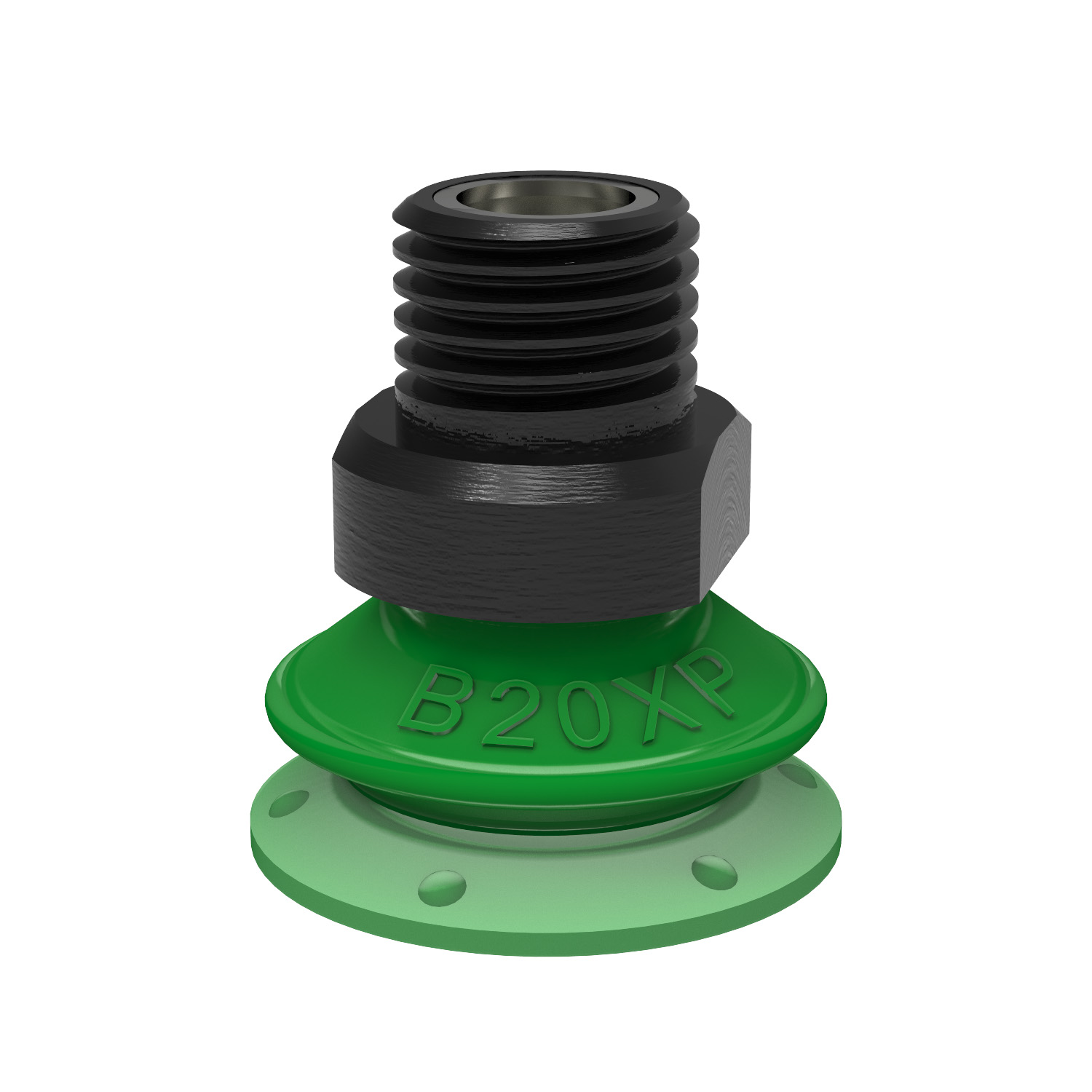 Piab Suction cup B20XP Polyurethane 60, 1/8 NPT male with mesh filter