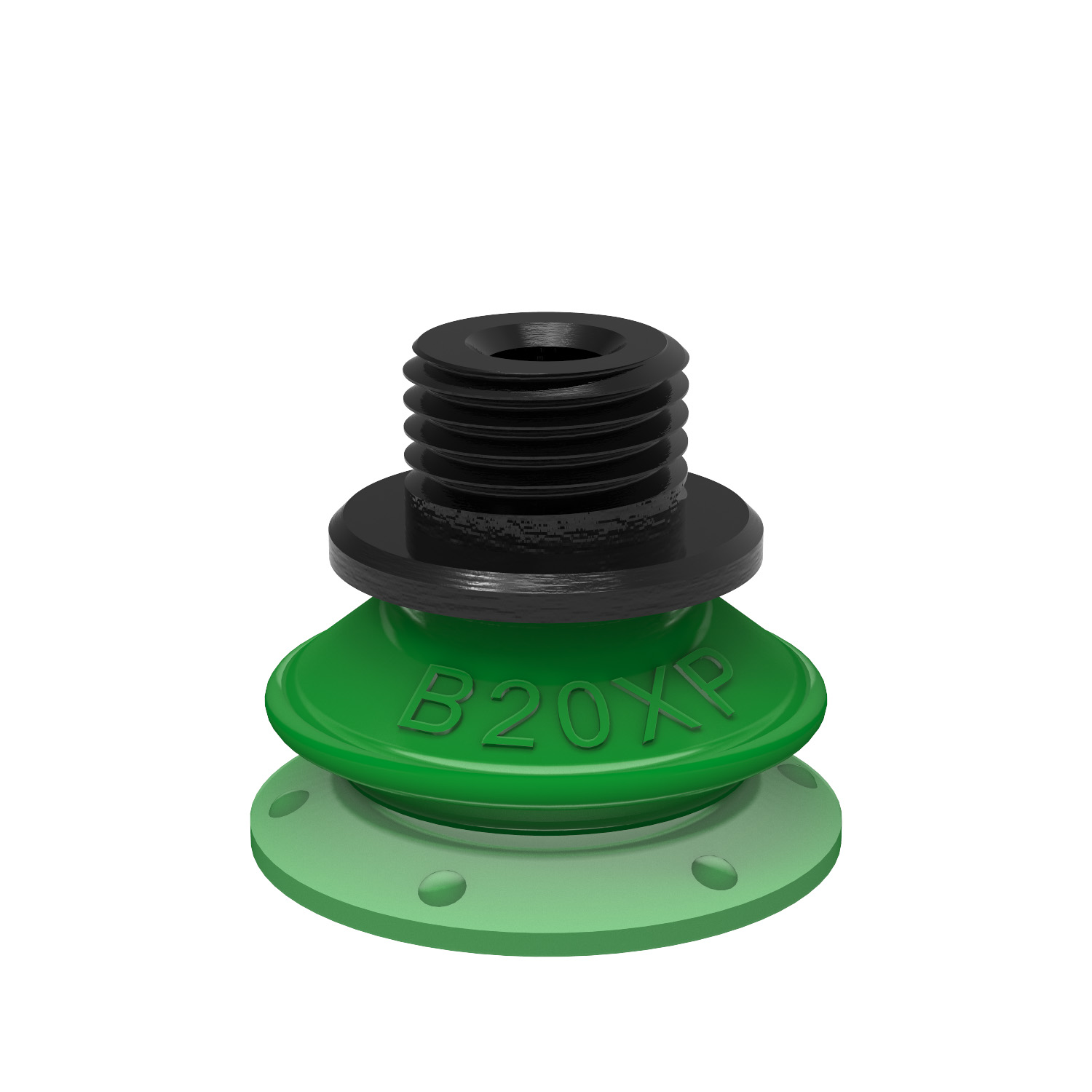 Piab Suction cup B20XP Polyurethane 60, G1/8 male / M5 female, with mesh filter