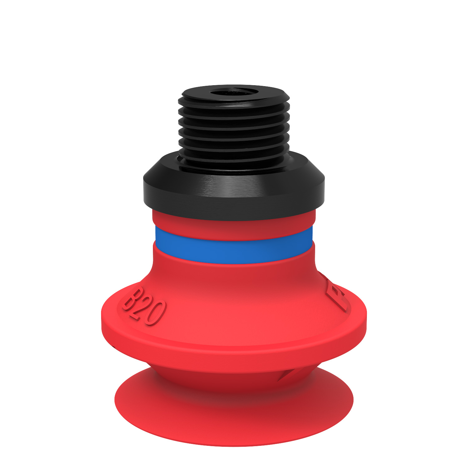 Piab Suction cup B20 Silicone, G1/8 male/M5 female, PA