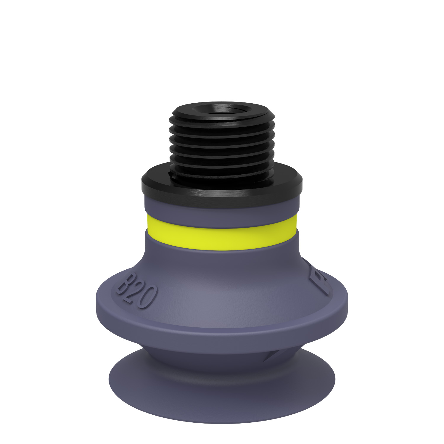 Piab B20.47.02AD / 9906879 Suction cup B20 HNBR, G1/8" male/M5 female