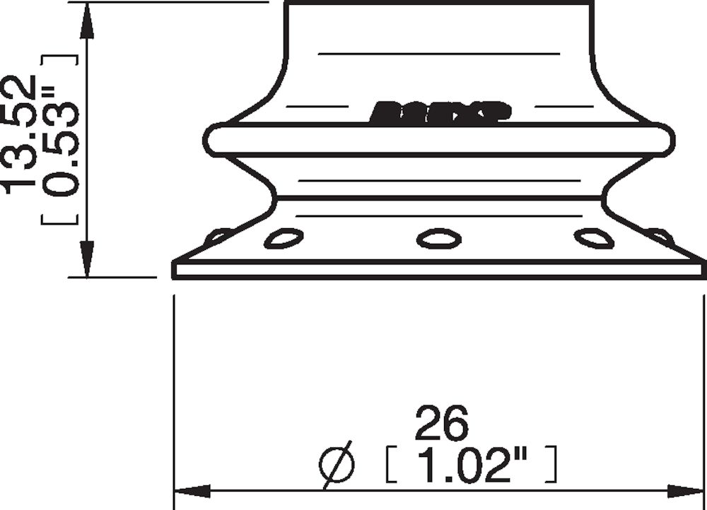 Piab Suction cup B25XP Polyurethane 60