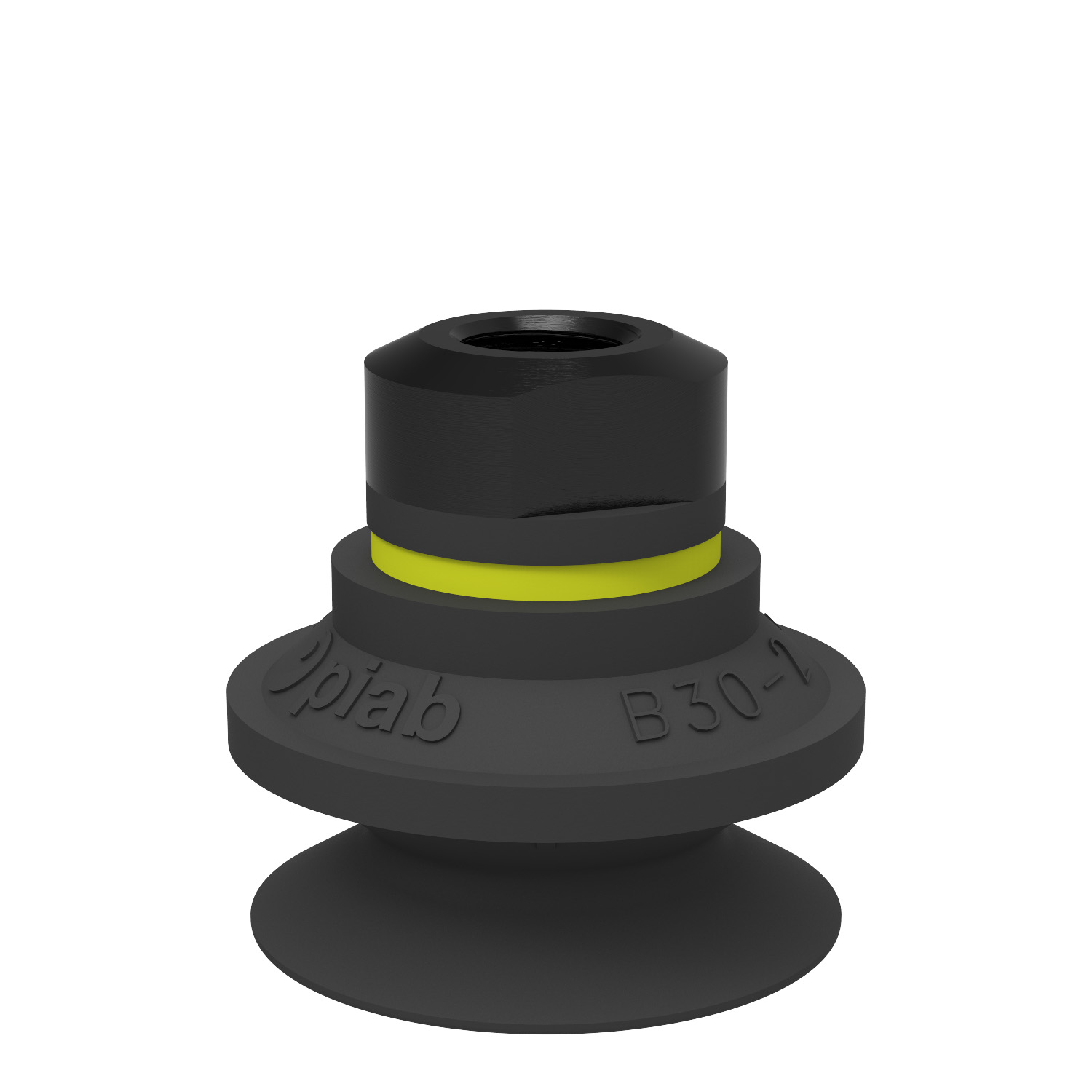 Piab Suction cup B30-2 Chloroprene, 1/8 NPSF female, with dual flow control valve