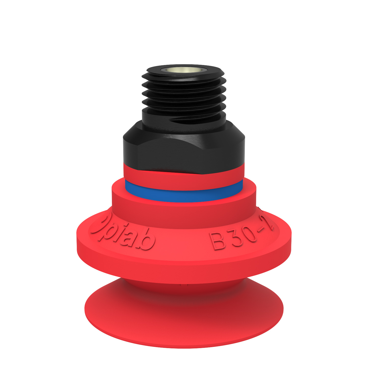 Piab Suction cup B30-2 Silicone, 1/4 NPT male, with mesh filter
