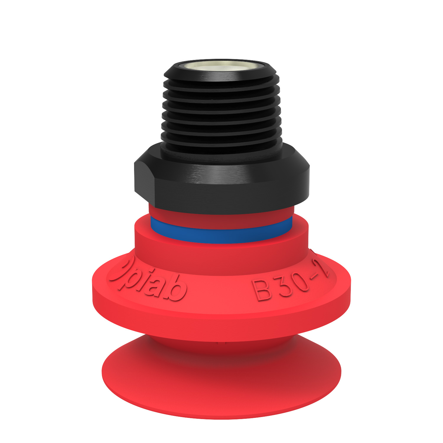 Piab Suction cup B30-2 Silicone, 3/8 NPT male, with mesh filter