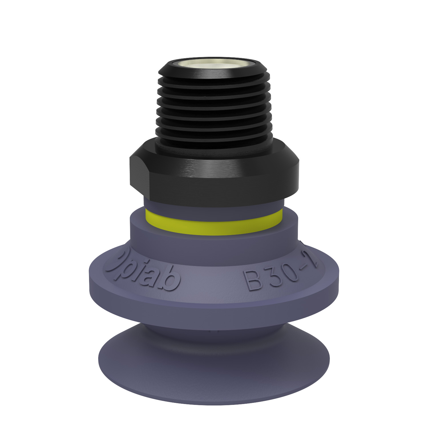 Piab B30-2.37.04AE / 9907862 Suction cup B30-2 HNBR, 3/8" NPT male, with mesh filter