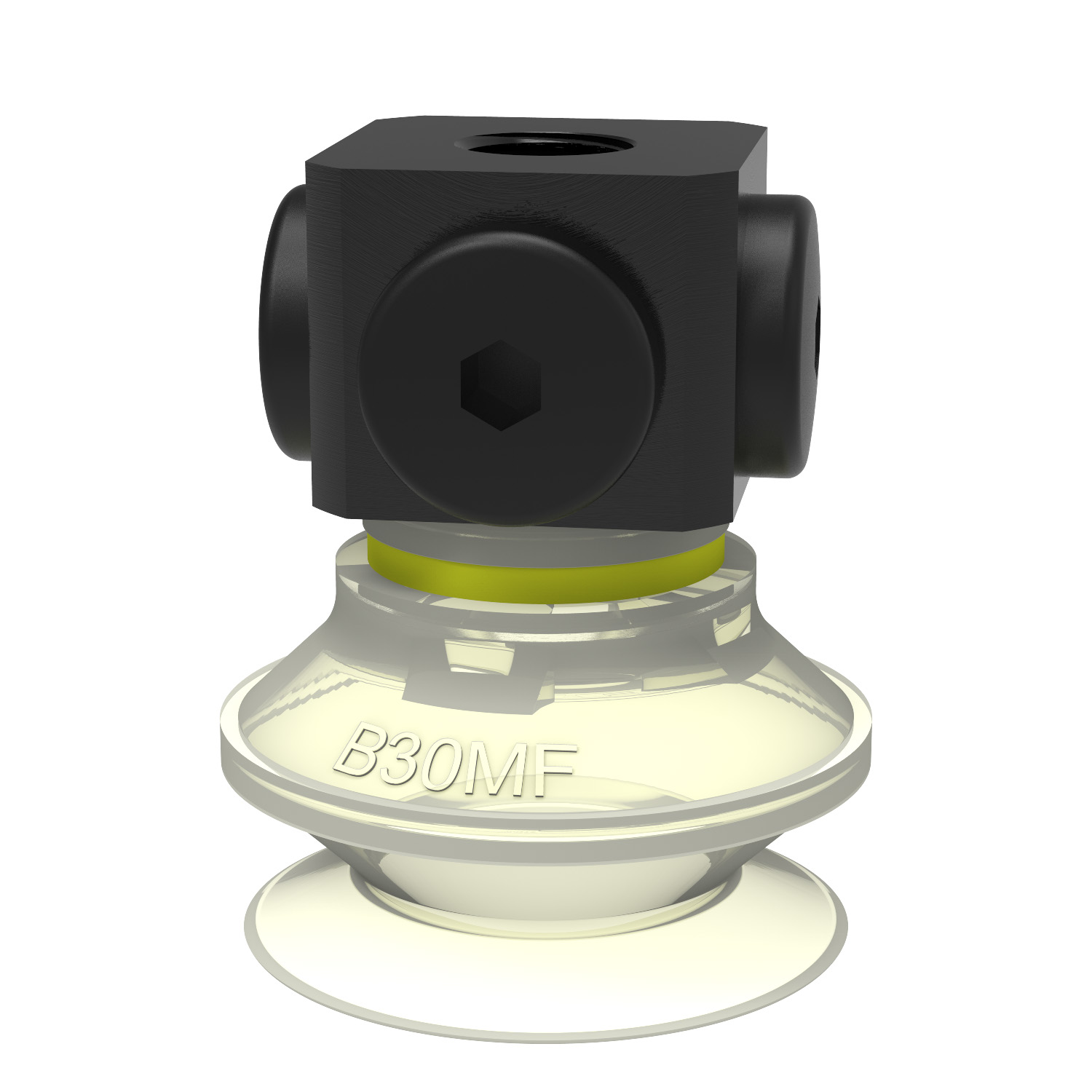 Piab Suction cup B30MF Thermoelastic polyurethane, 5x1/8 NPSF female