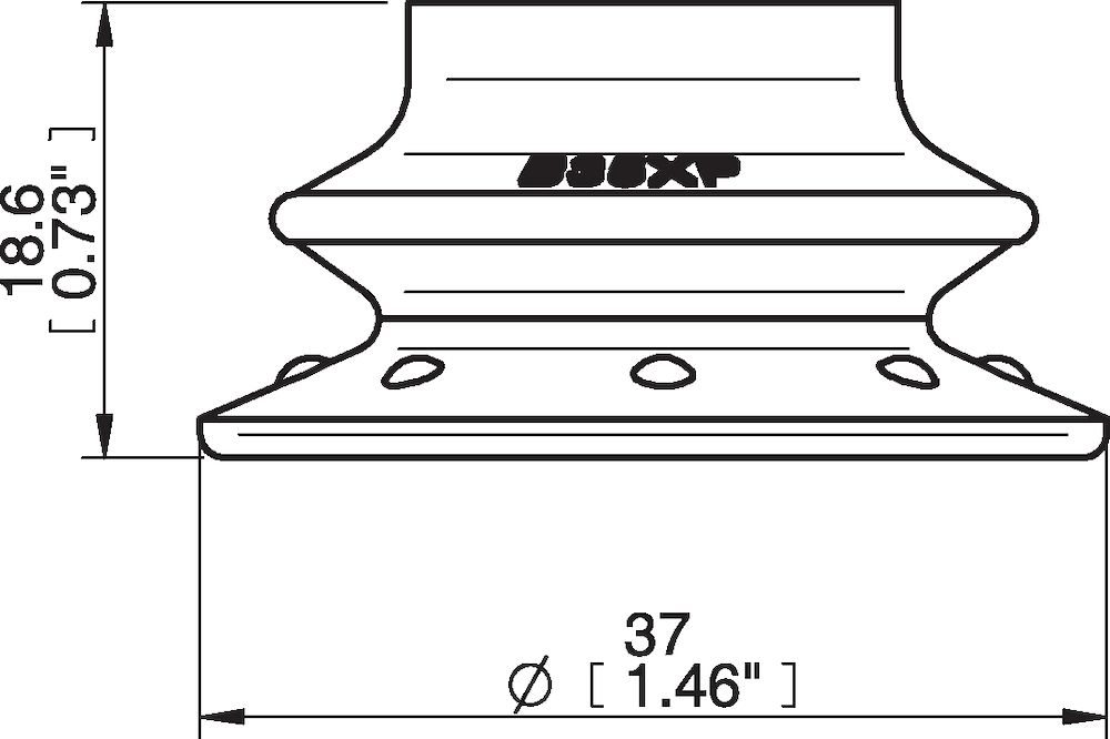 Piab Suction cup B35XP Polyurethane 60