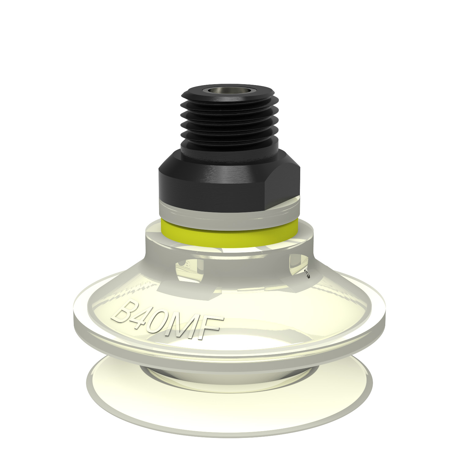 Piab Suction cup B40MF Thermoelastic polyurethane, 1/4 NPT male, with mesh filter