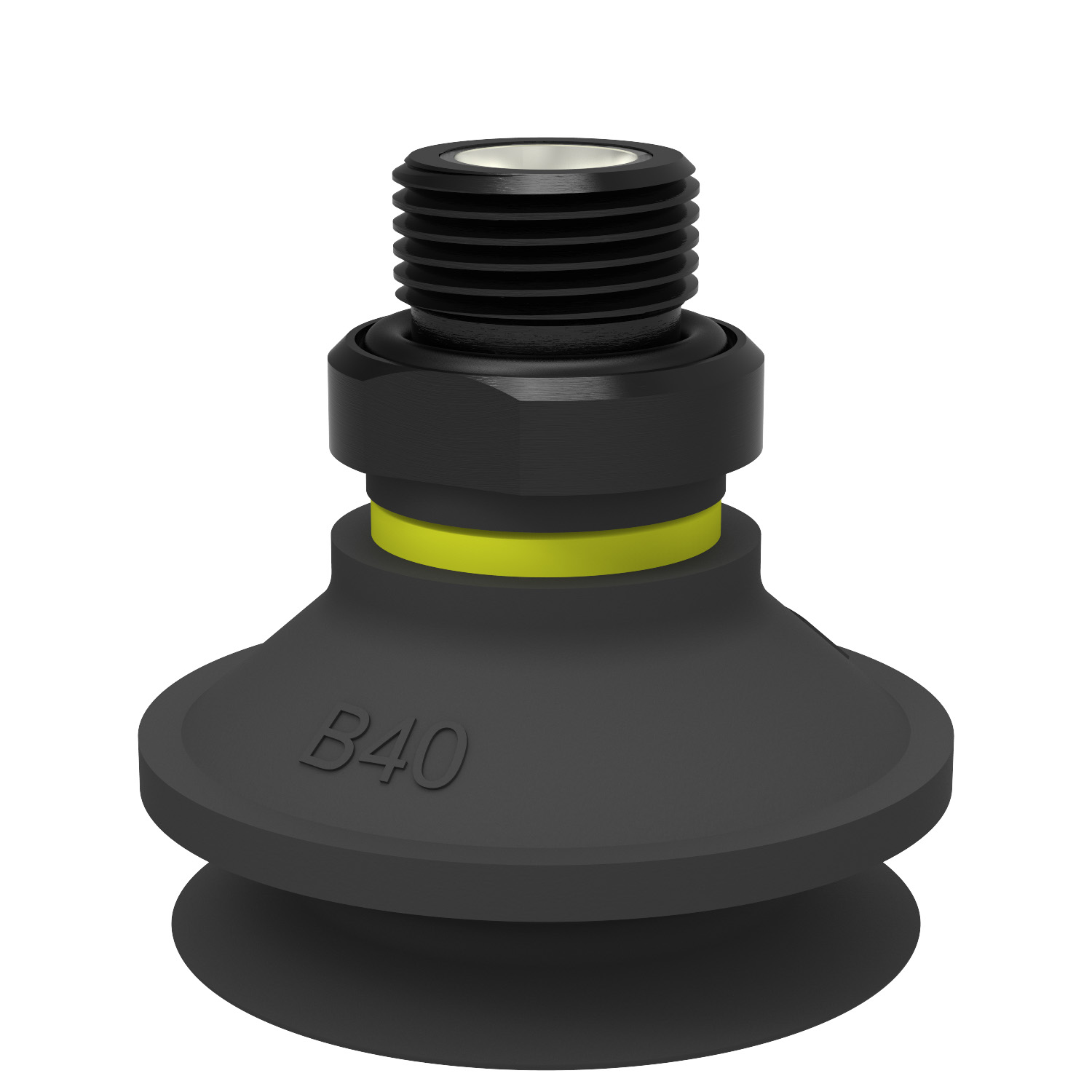 Piab Suction cup B40 Chloroprene, G3/8 male, with mesh filter