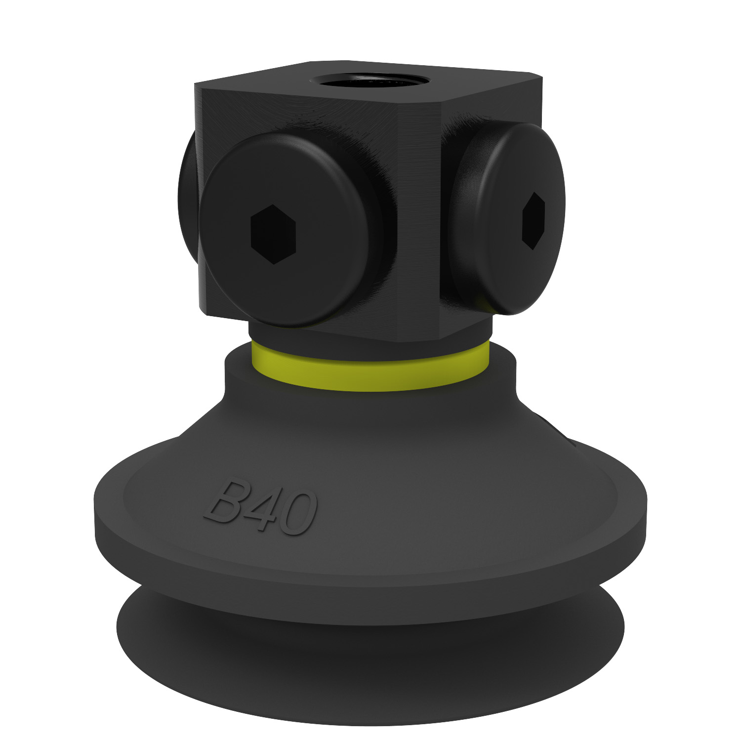 Piab Suction cup B40 Chloroprene, 5x1/8 NPSF female