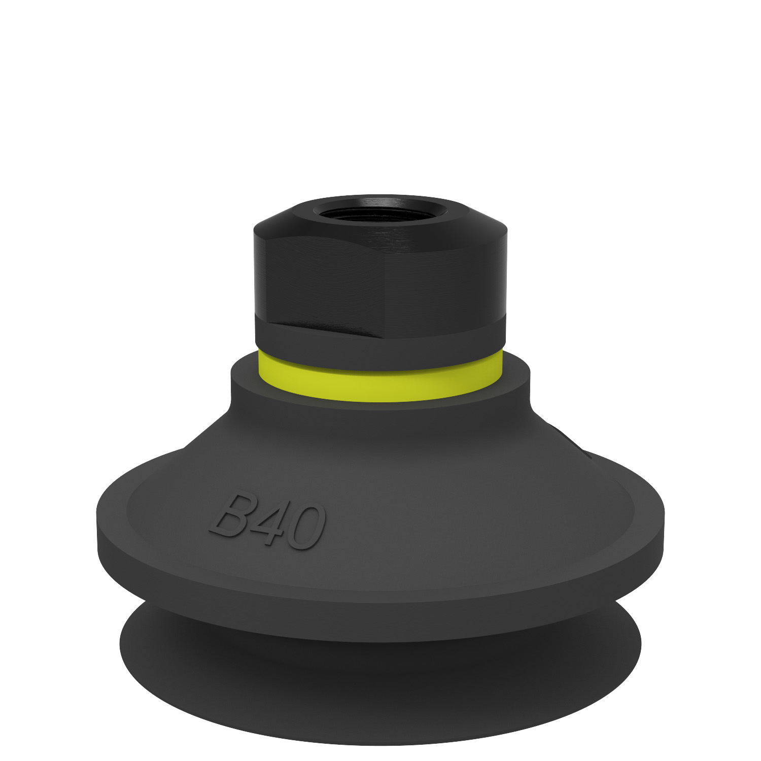 Piab Suction cup B40 Chloroprene, 1/8 NPSF female, with dual flow control valve