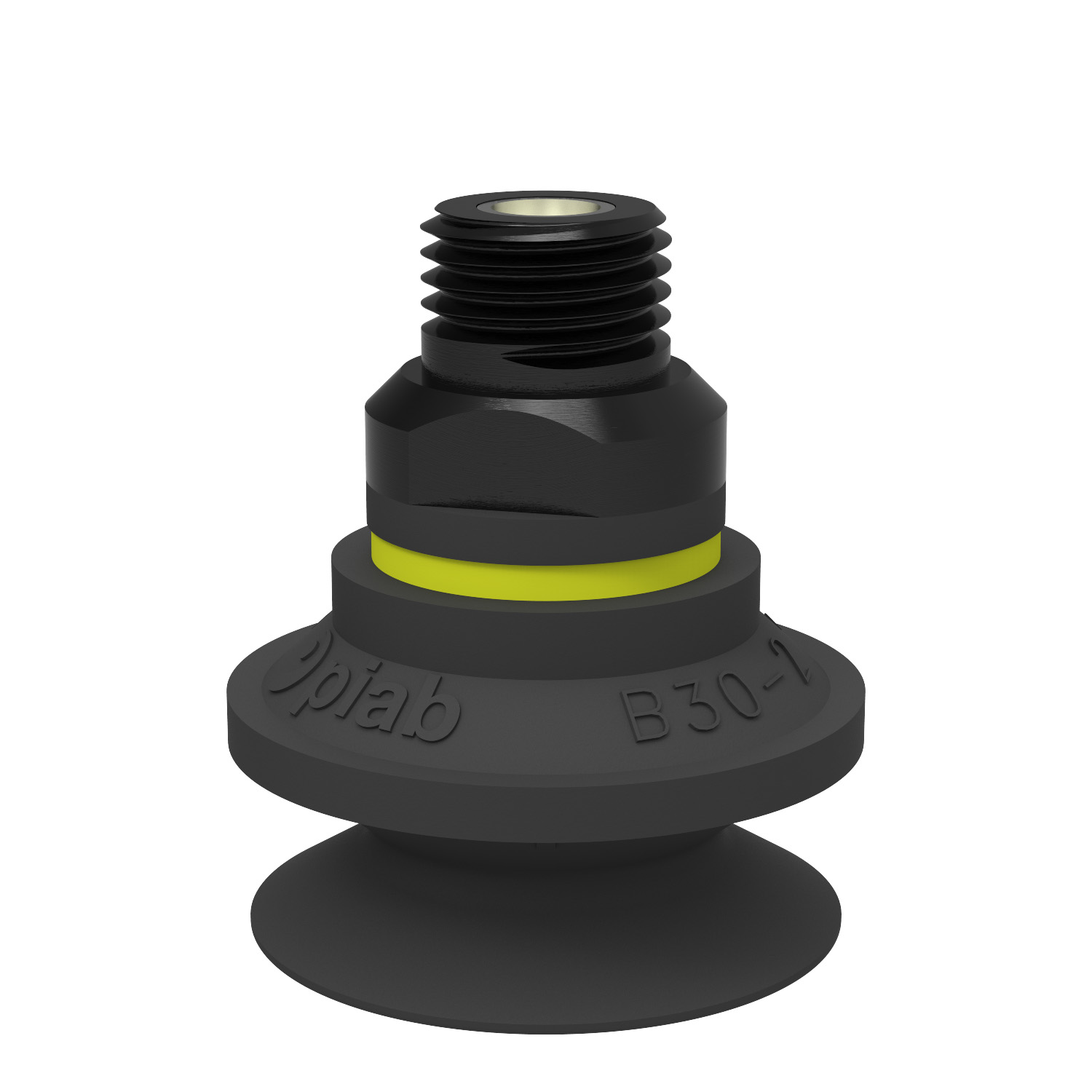 Piab B40.10.04DE / 0101467 Suction cup B40 Chloroprene, 3/8 NPT male, with dual flow control valve