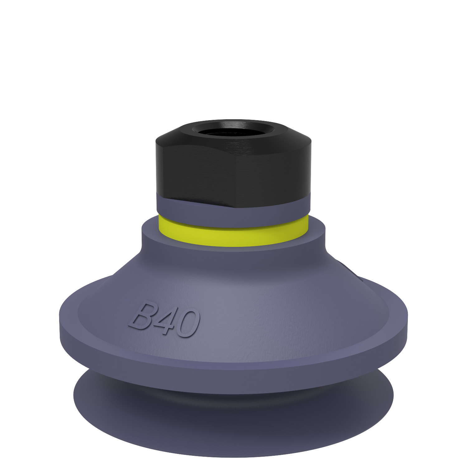 Piab B40.37.04AA / 9907166 Suction cup B40 HNBR, 1/8" NPSF female