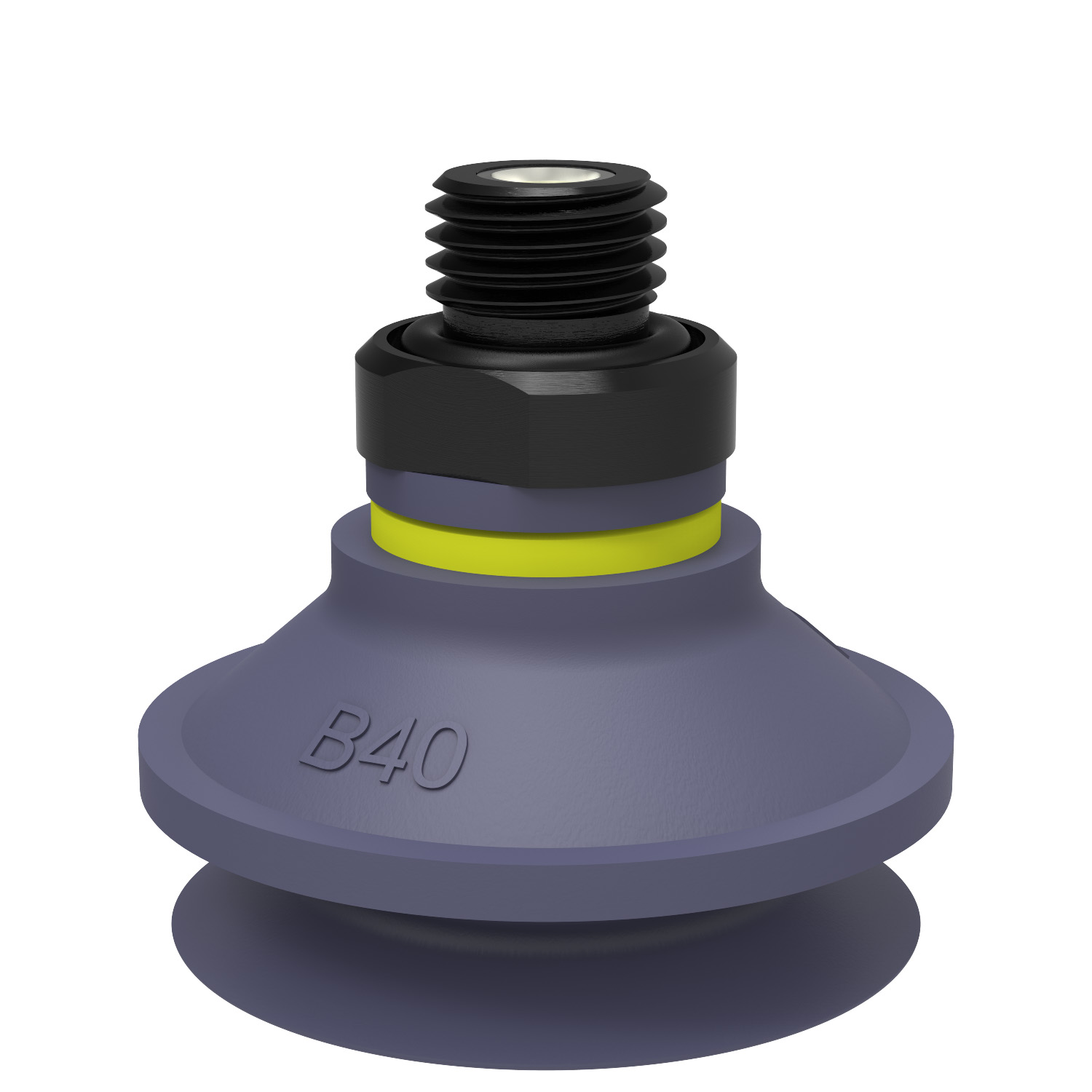 Piab Suction cup B40 HNBR, G1/4 male, with mesh filter