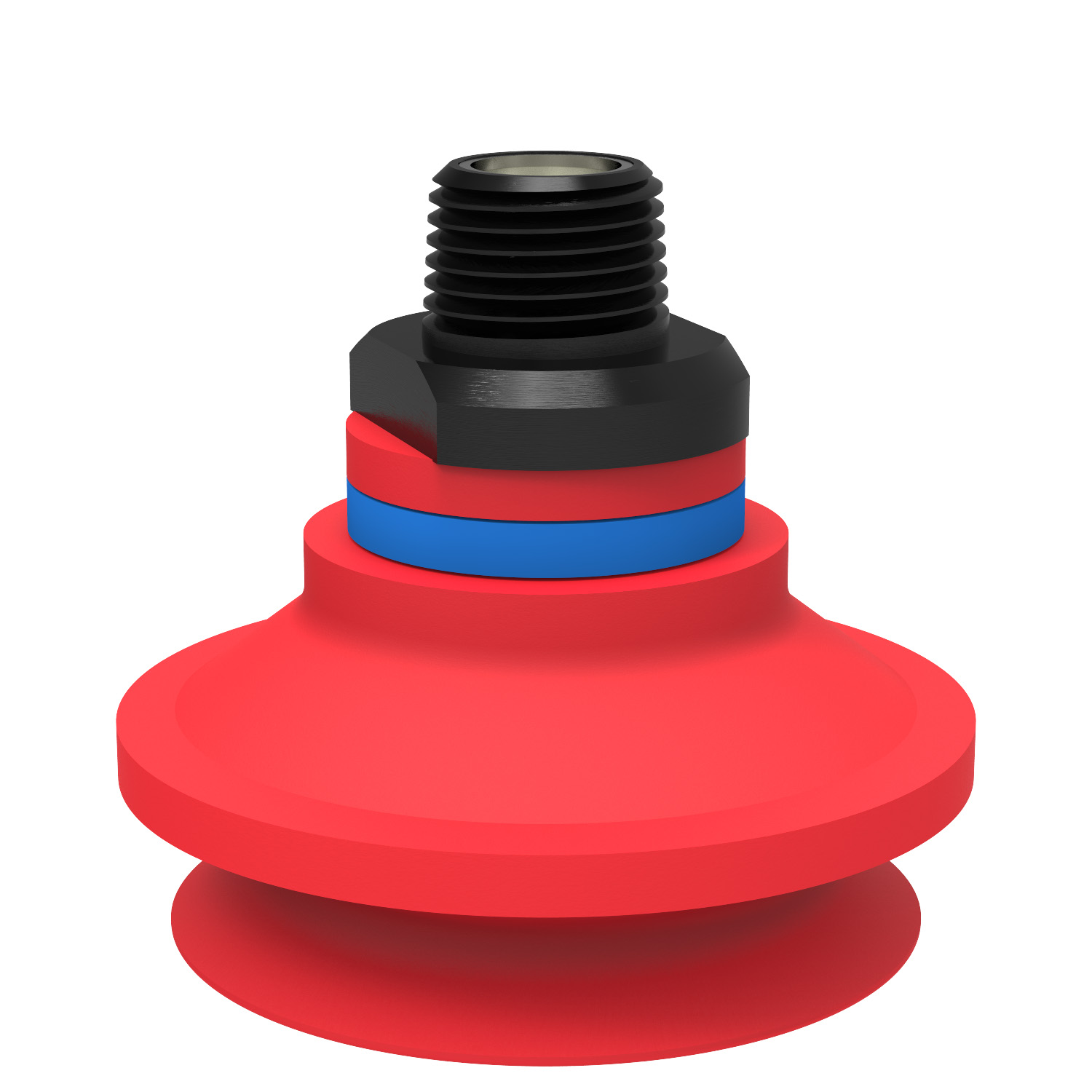 Piab Suction cup B50-2 Silicone, 3/8 NPT male, with mesh filter