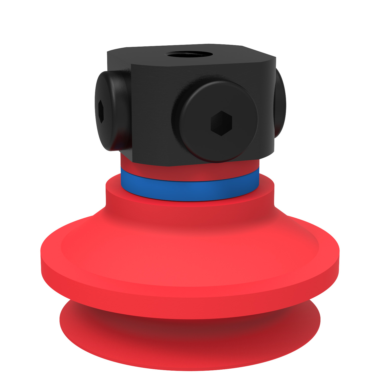 Piab Suction cup B50-2 Silicone with filter, 5x1/8 NPSF female