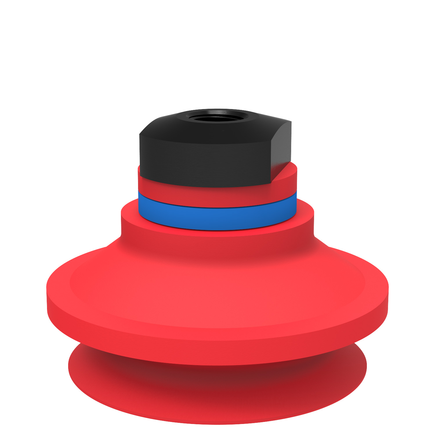 Piab Suction cup B50-2 Silicone with filter, 1/8 NPSF female, with dual flow control valve