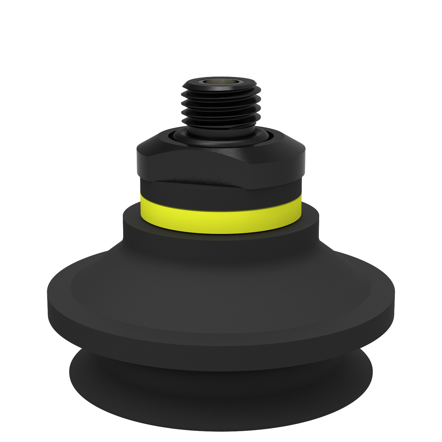 Piab Suction cup B50-2 Nitrile-PVC with filter, G1/4 male, with dual flow control valve and mesh fi