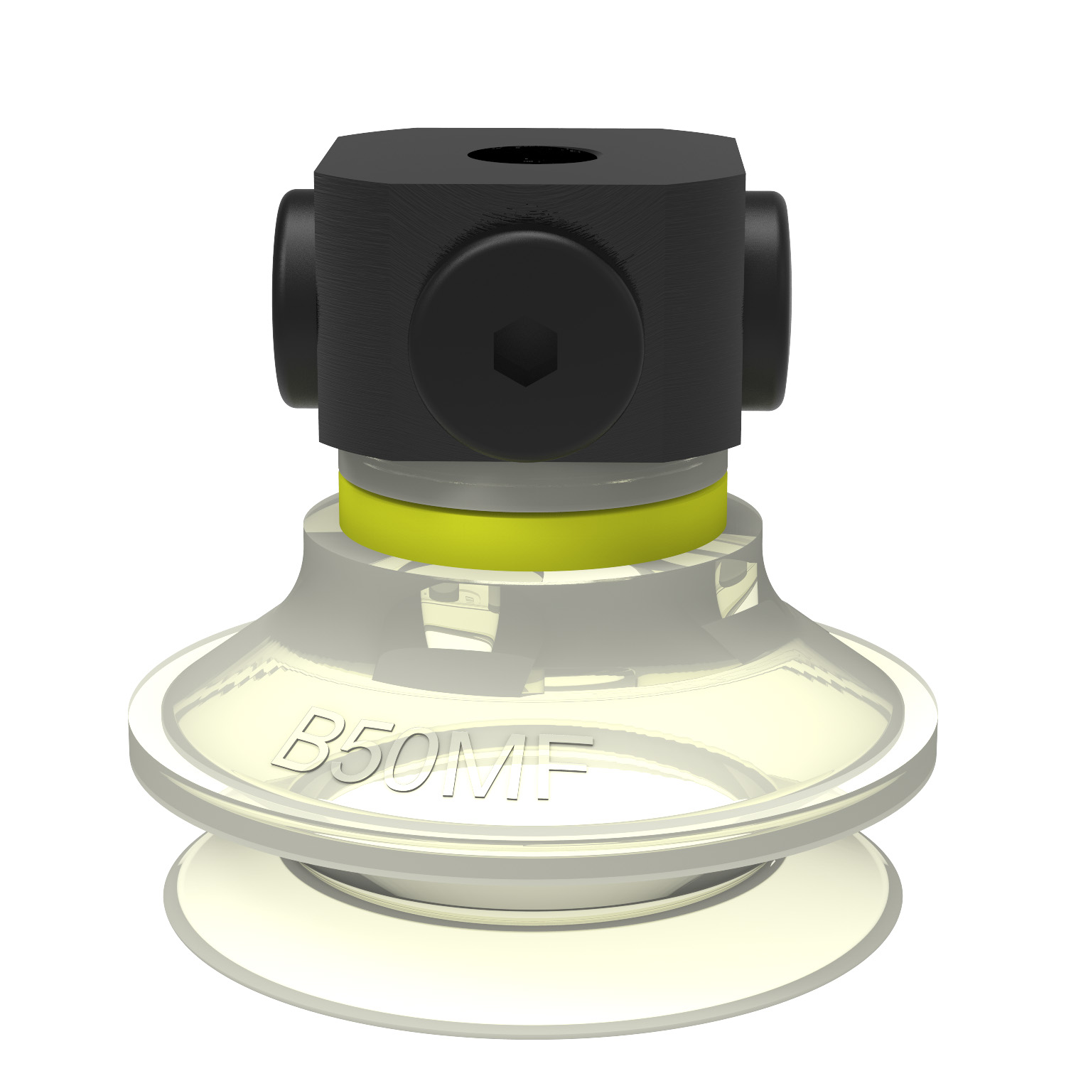 Piab Suction cup B50MF Thermoelastic polyurethane, 5x1/8 NPSF female