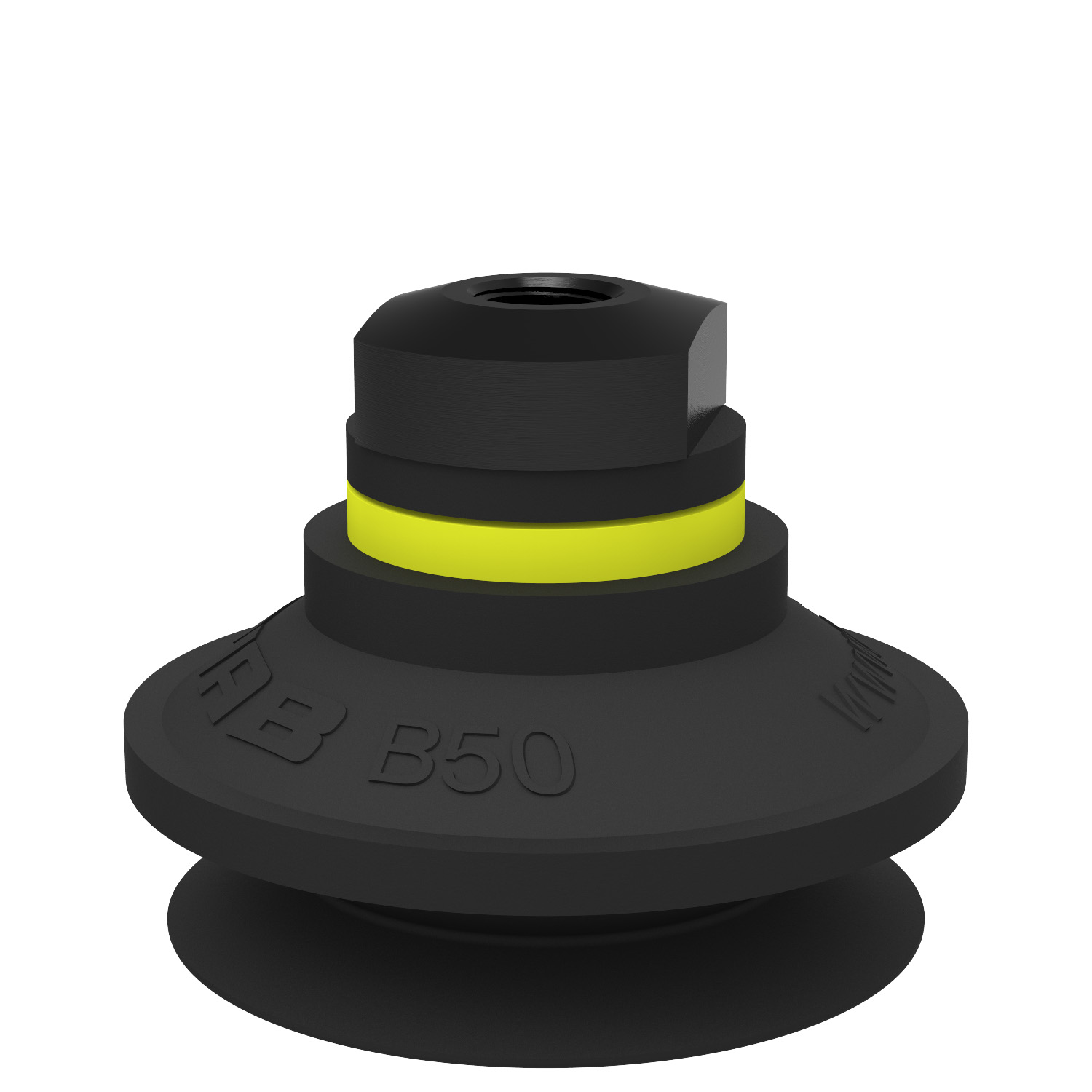 Piab Suction cup B50 Nitrile-PVC, 1/8 NPSF female