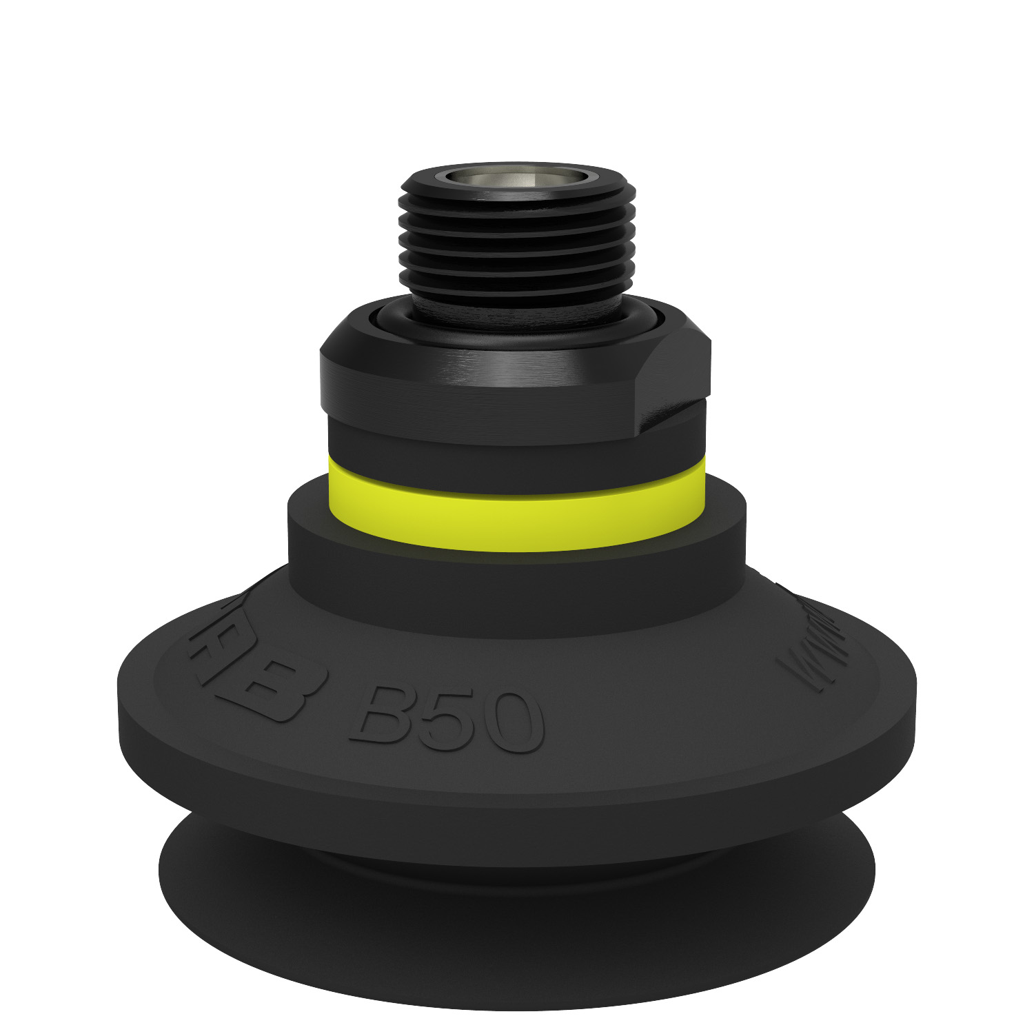 Piab Suction cup B50 Nitrile-PVC, G3/8 male, with mesh filter