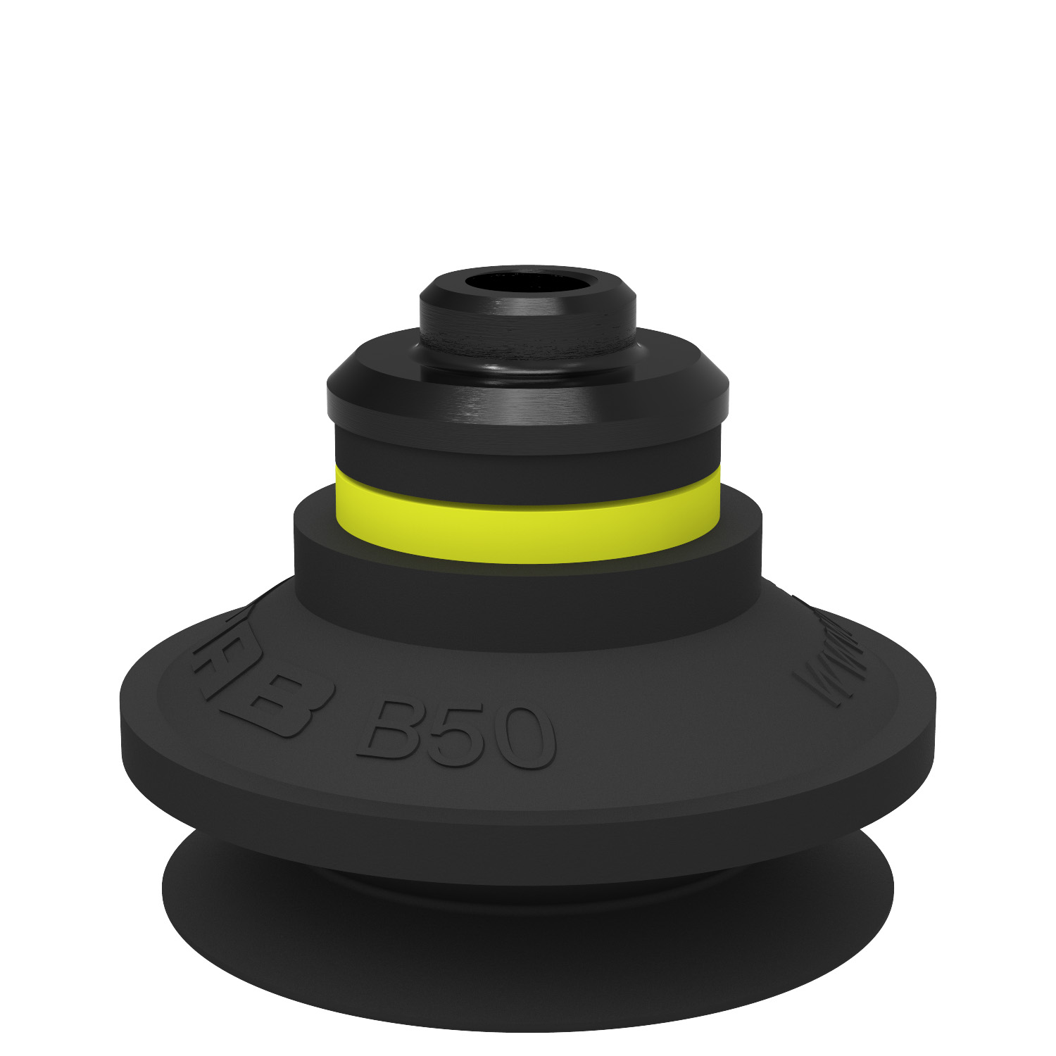 Piab Suction cup B50 Nitrile-PVC, 1/8 NPSF female, PA