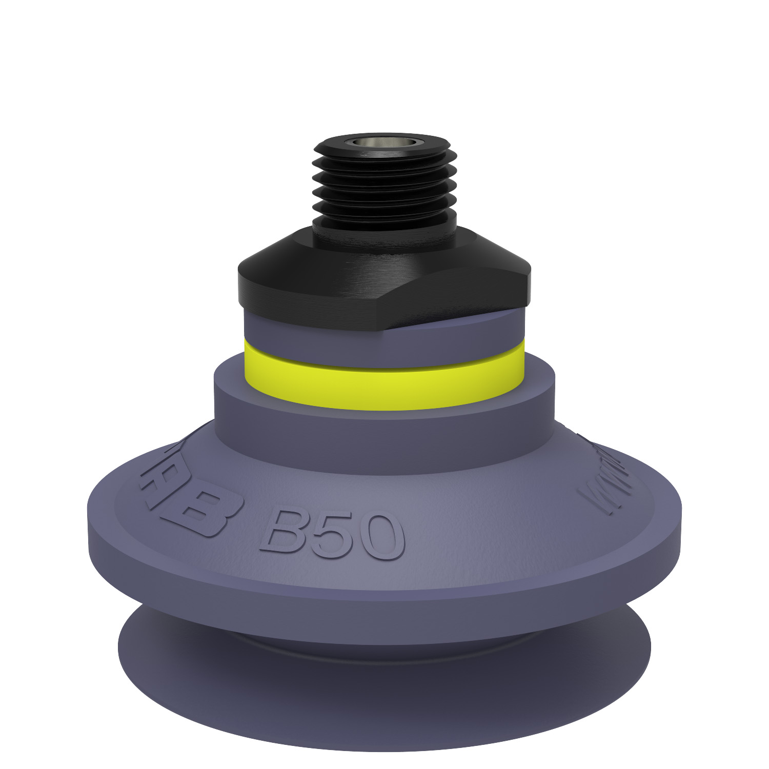 Piab B50.37.05AC / 9906290 Suction cup B50 HNBR, 1/4" NPT male, with mesh filter