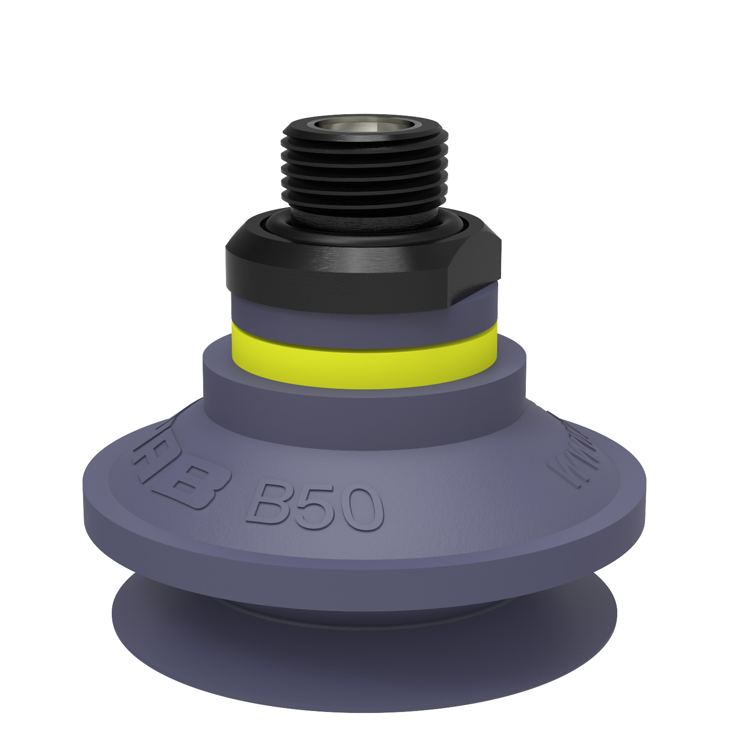Piab Suction cup B50 HNBR, G3/8 male, with mesh filter