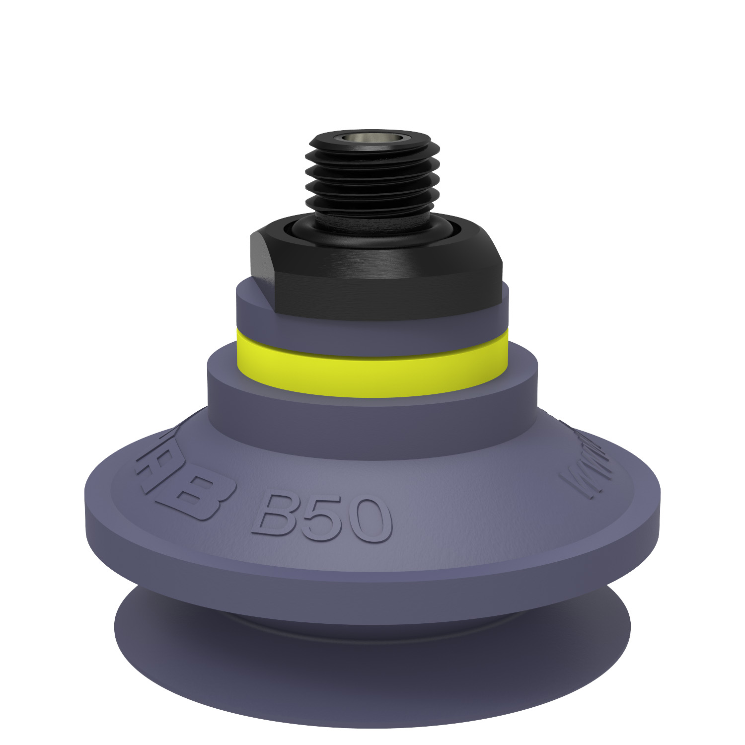 Piab B50.37.05DB / 9908791 Suction cup B50 HNBR, G1/4" male, with dual flow control valve