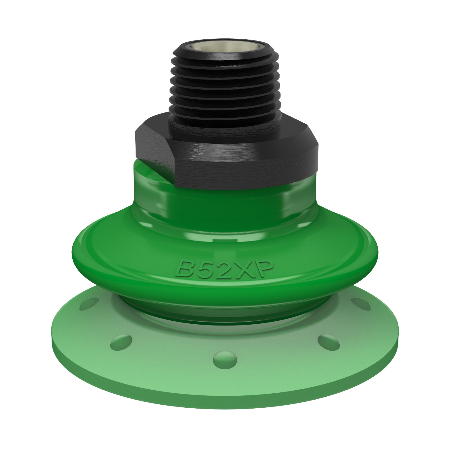 Piab Suction cup B52XP Polyurethane 60, 3/8 NPT male with mesh filter