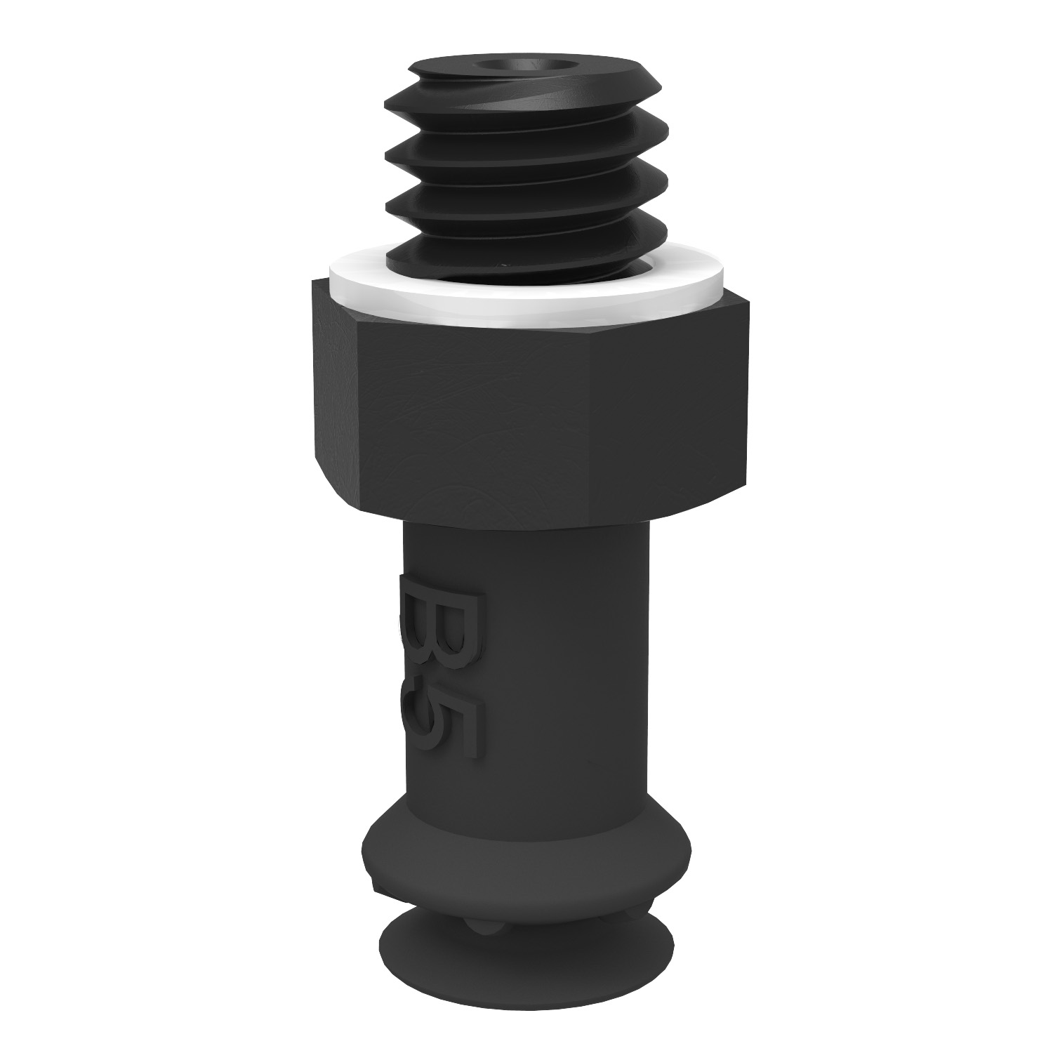 Piab Suction cup B5 Chloroprene, M5 male