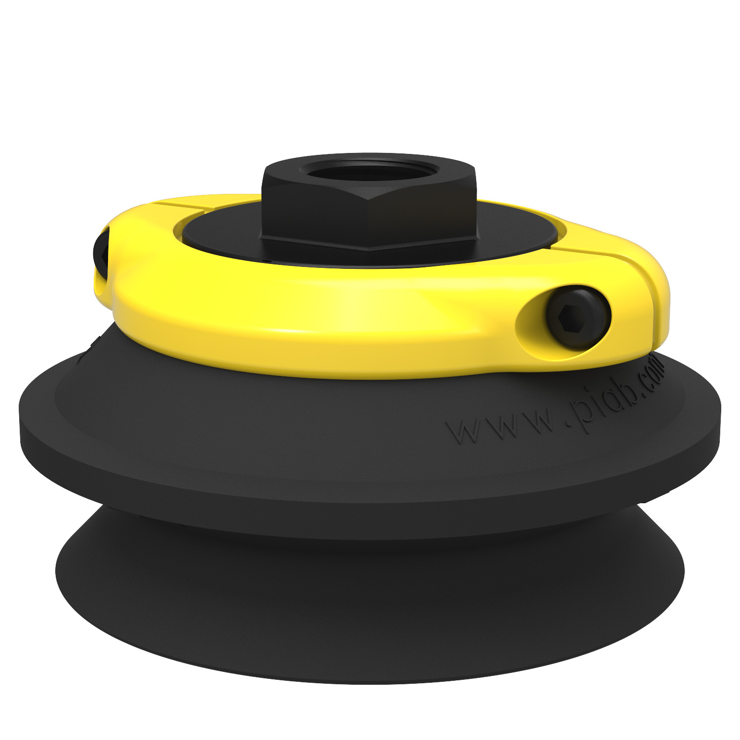 Piab Suction cup B75-2 Nitrile-PVC with filter, 3/8 NPSF female, with mesh filter