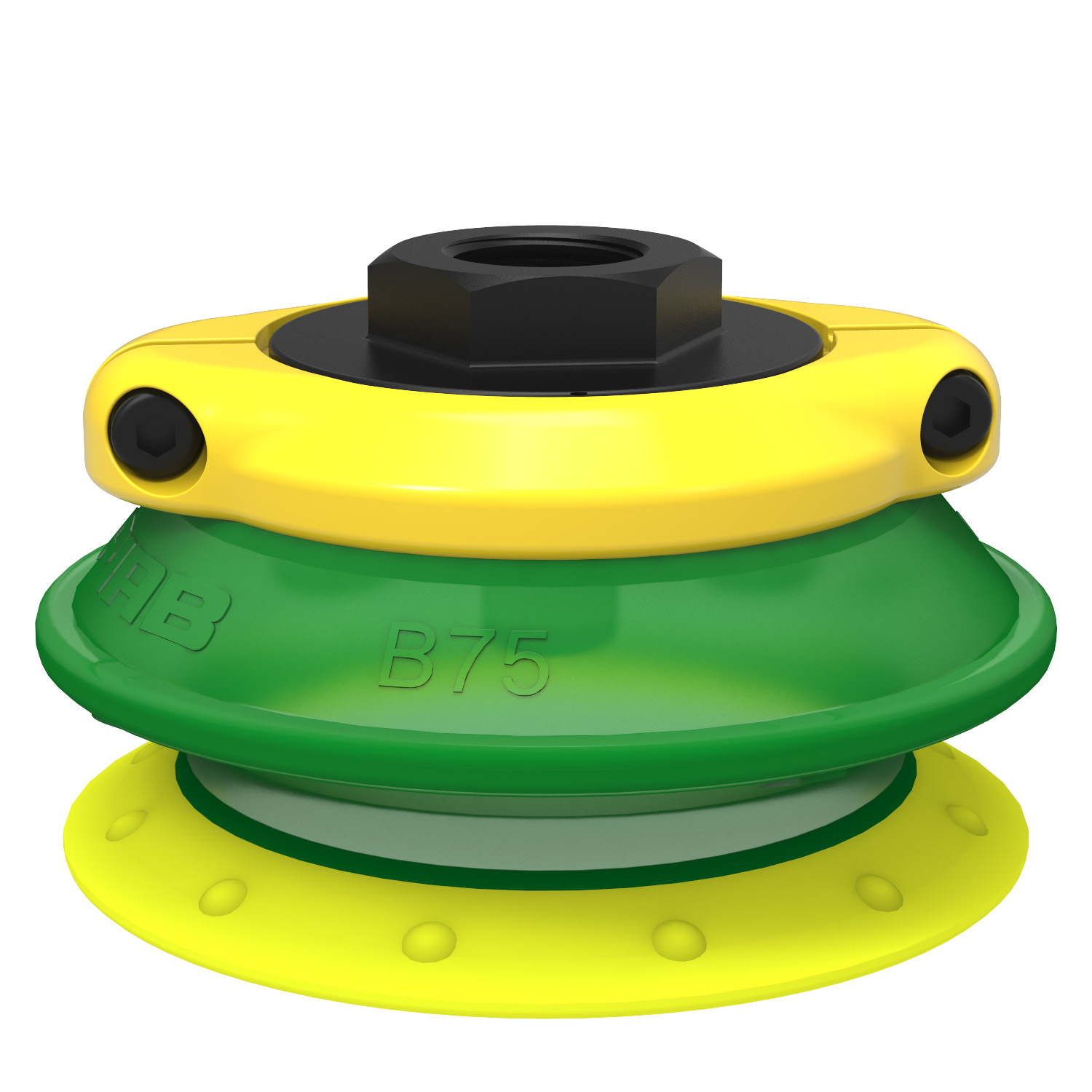 Piab Suction cup B75P Polyurethane 30/60, G3/8 female, with mesh filter