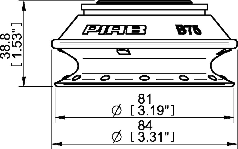 Piab Suction cup B75P Polyurethane 60 with collar for Vacuum Gripper System (VGS)
