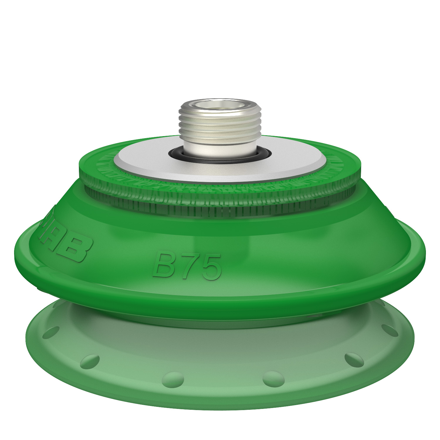 Piab Suction cup B75P Polyurethane 60, thread insert G3/8 male, with mesh filter for Vacuum Gripper