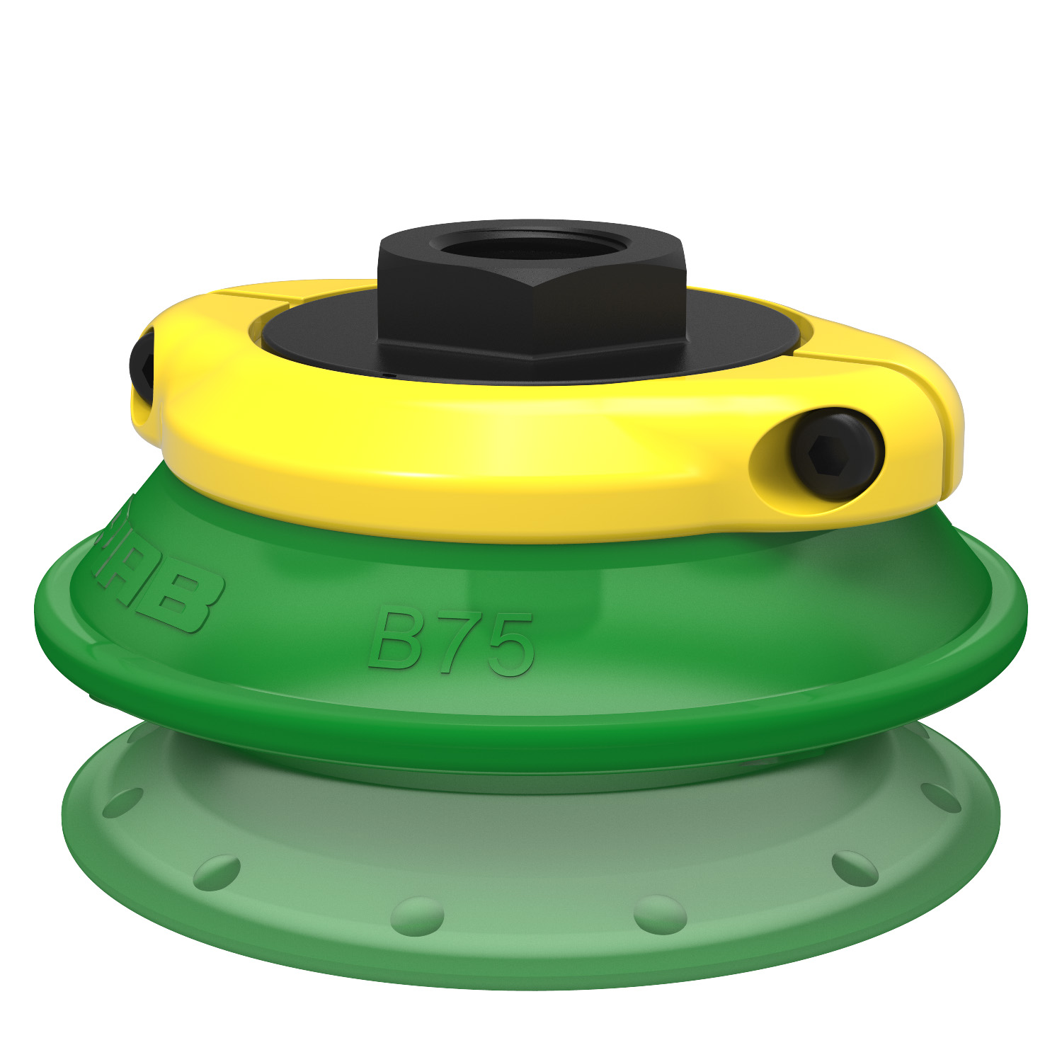 Piab Suction cup B75P Polyurethane 60, brass 3/8 NPSF female