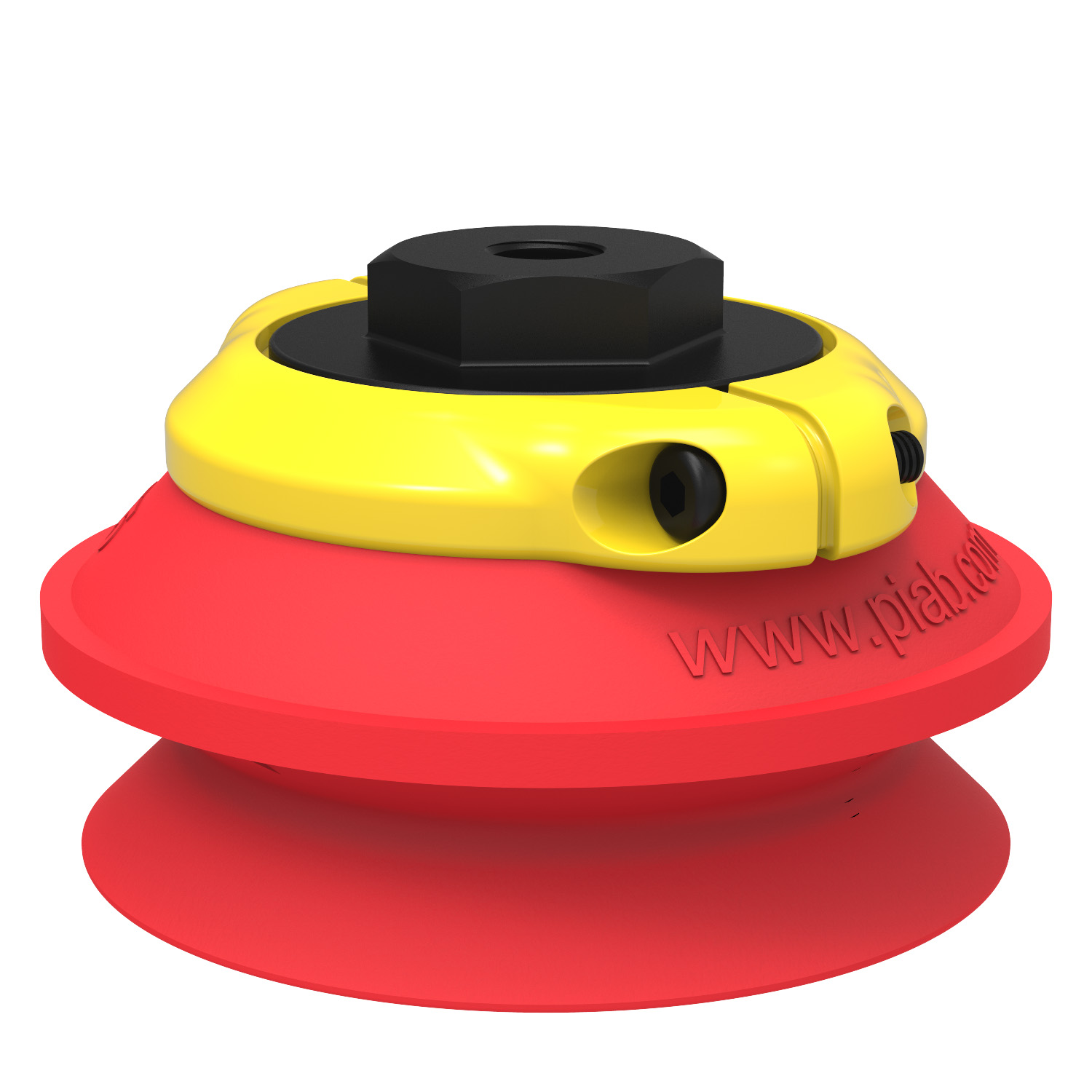 Piab Suction cup B75 Silicone, 1/8 NPSF female, clamp ring with mesh filter