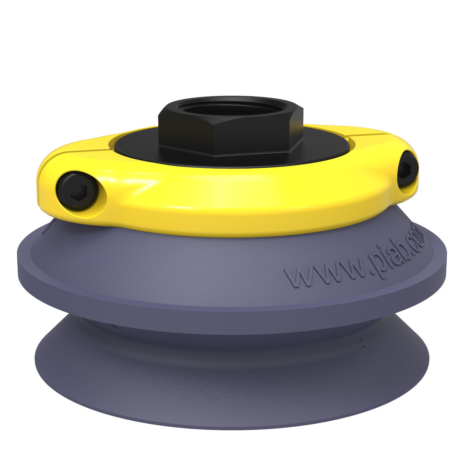 Piab Suction cup B75 HNBR, G1/2 female, clamp ring with mesh filter