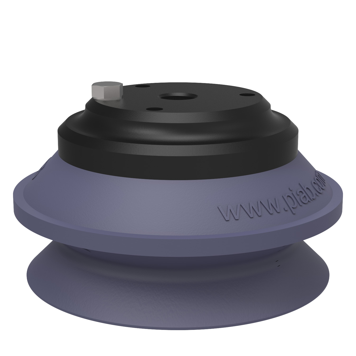 Piab B75.37.07UB / 0128122 Suction cup B75 HNBR, 3/8" NPSF female Al, with mesh filter
