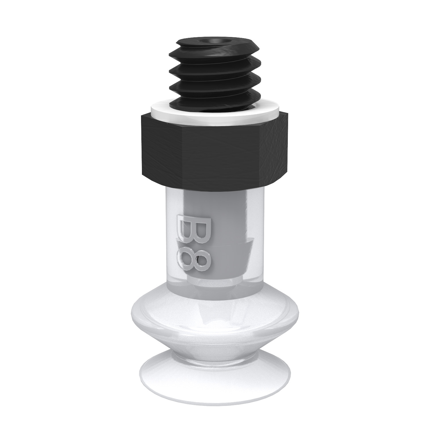 Piab Suction cup B8 Silicone FCM, M5 male