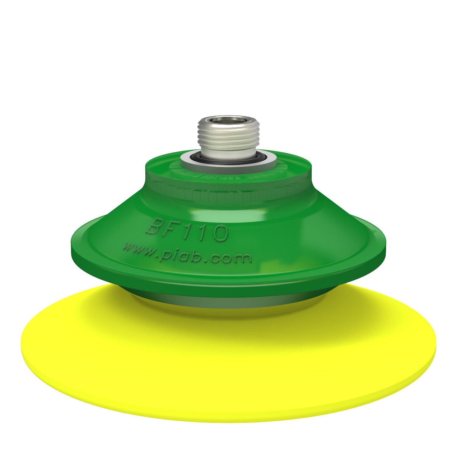 Piab Suction cup BF110P Polyurethane 30/60, thread insert G3/8 male with mesh filter