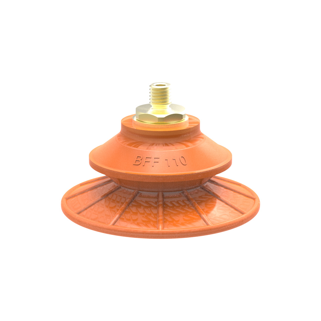 Piab Suction cup BFF110TP Polyurethane 55/60/30 M10x1,5 male with mesh filter