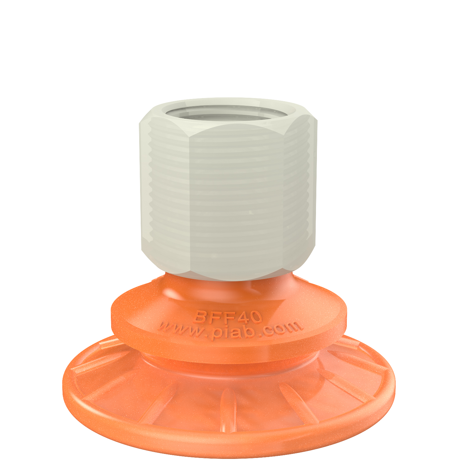 Piab Suction cup BFF40P Polyurethane 55/60, G3/8 female, plastic thread