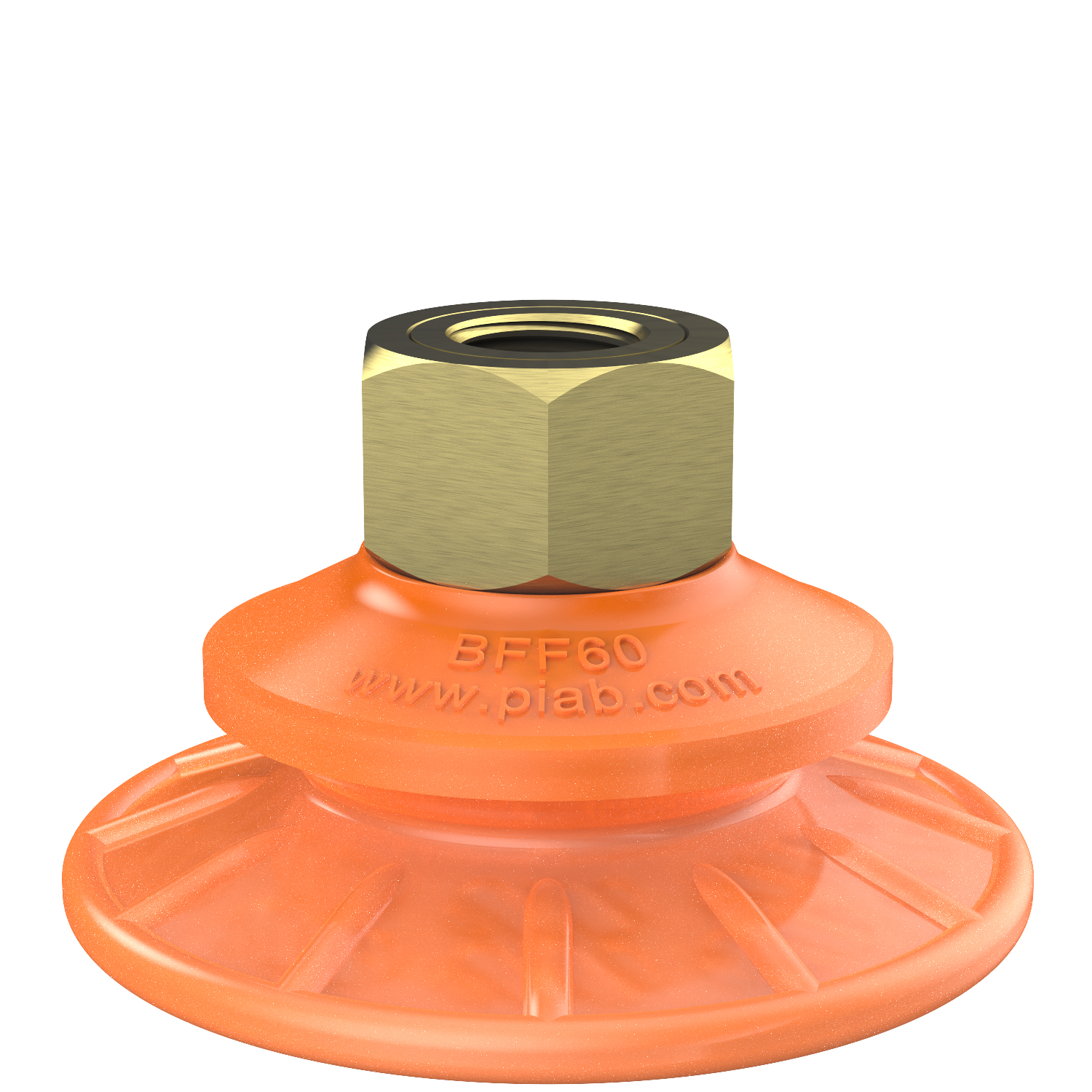 Piab Suction cup BFF60P Polyurethane 55/60, G1/4 female