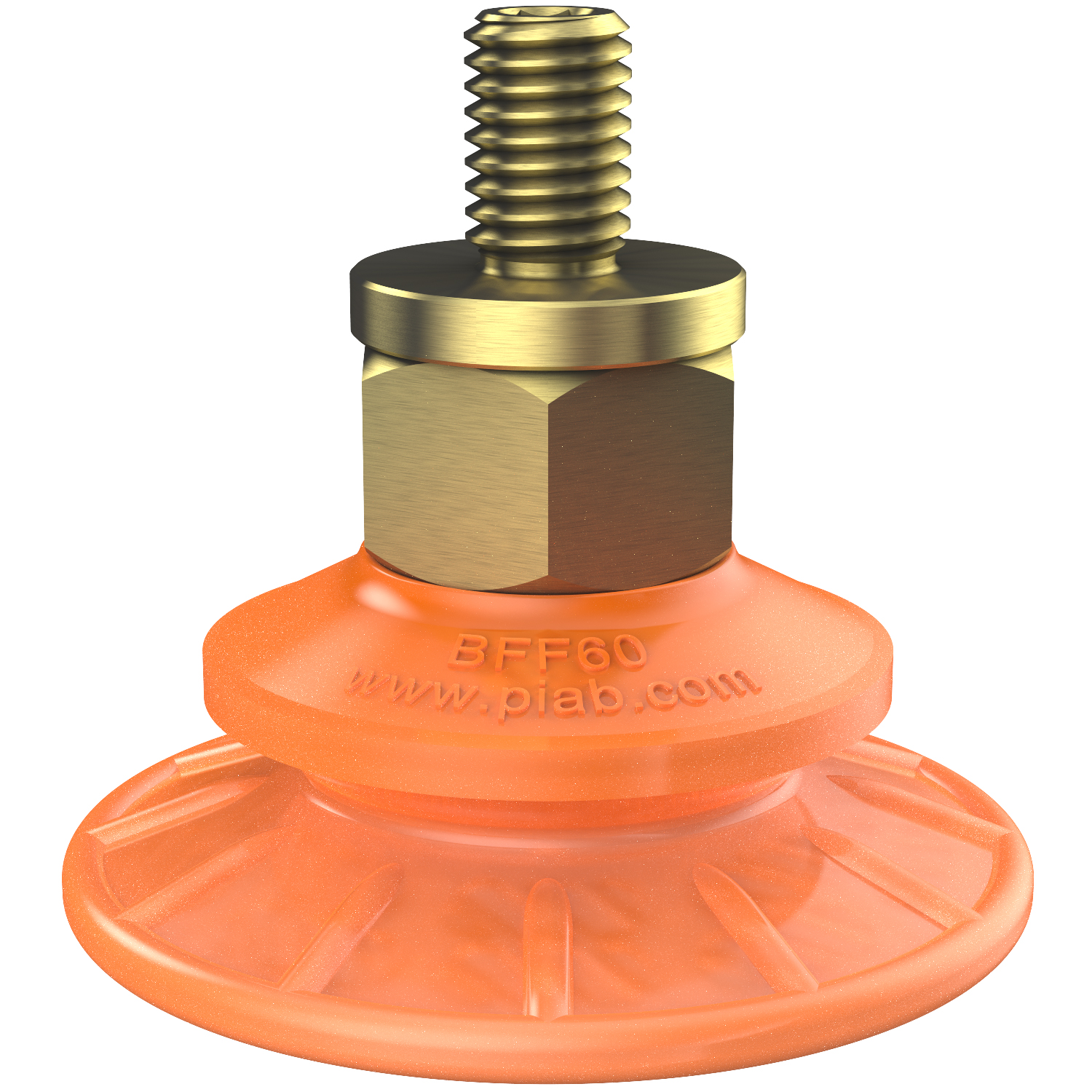 Piab Suction cup BFF60P Polyurethane 55/60,M10x1.5 male