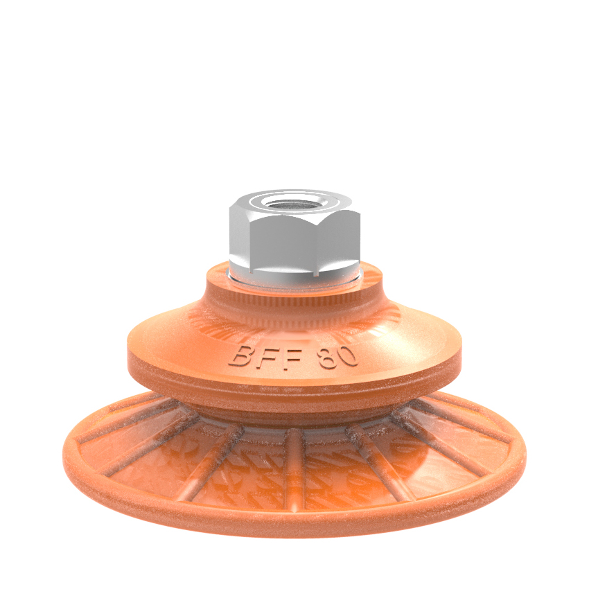 Piab Suction cup BFF80P Polyurethane 55/60 G1/4 female with mesh filter