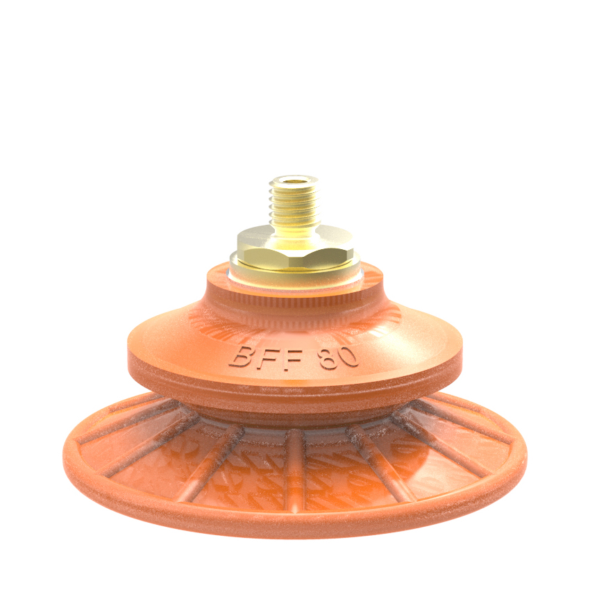 Piab Suction cup BFF80P Polyurethane 55/60 M10x1,5 male with mesh filter