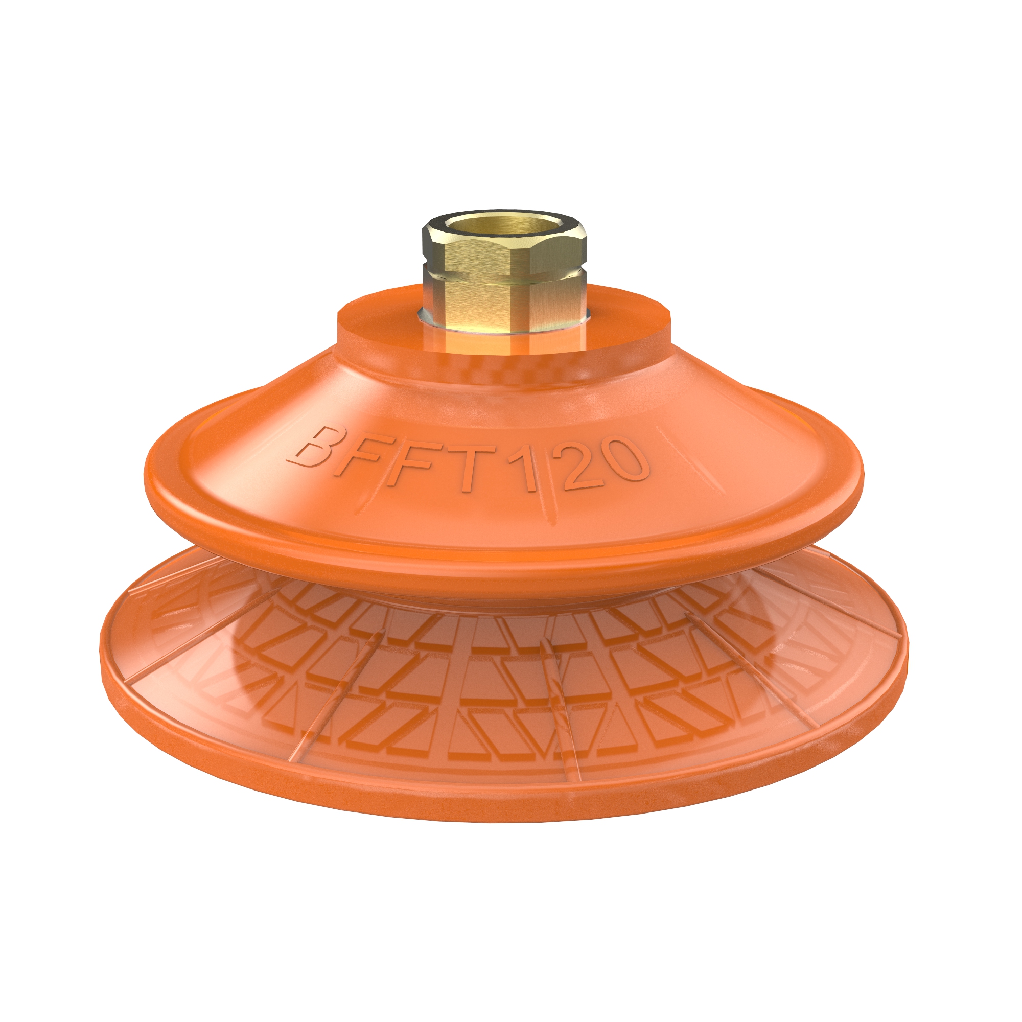 Piab Suction cup BFFT120P Polyurethane 60/60/30, 3/8 NPT female with mesh filter