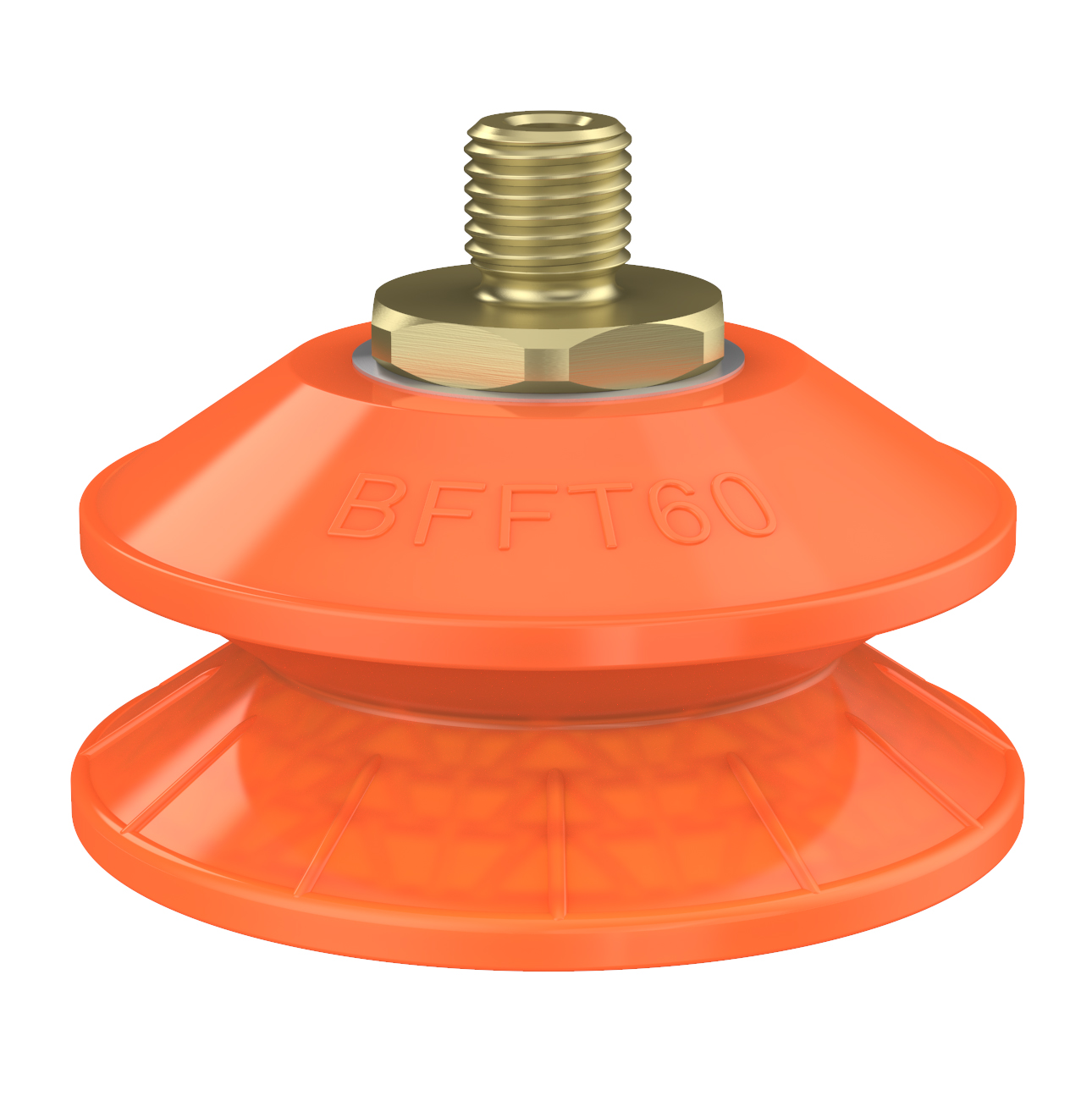 Piab Suction cup BFFT60P-2 Polyurethane 60/60/30 G1/8 male with mesh filter